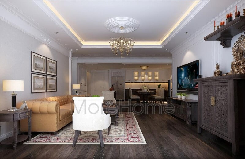 Thiết kế nội thất căn hộ Goldmark City sang trọng và ấn tượng Mẫu nội thất chung cư đẹp